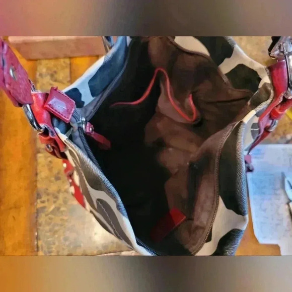 DOONEY & BOURKE GIRAFFE PRINT LEATHER - Picture 9 of 11